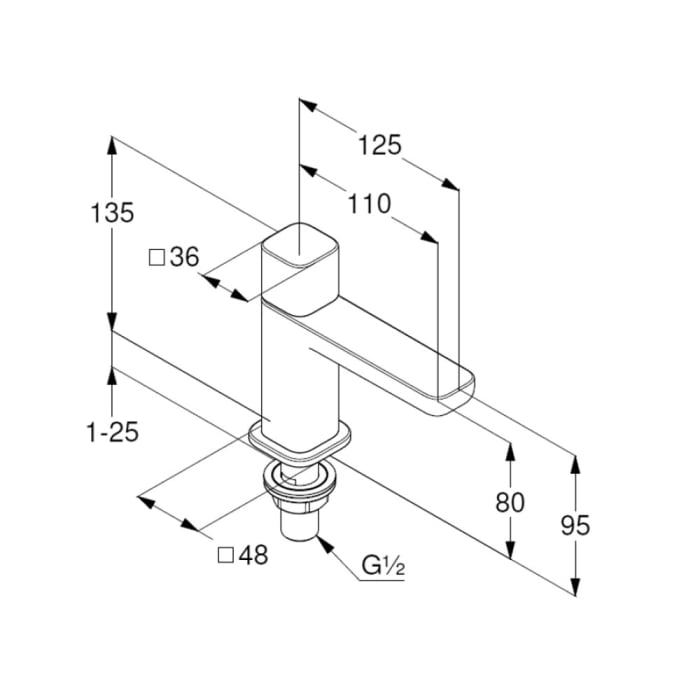 Kludi RENON Standventil DN 15