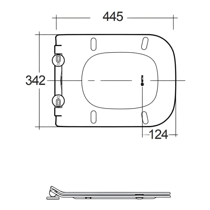Kludi RESA C Spiralflush-Wand-WC und WC-Sitz