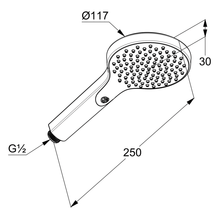 Kludi DIVE Handbrause xDIVE 1S
