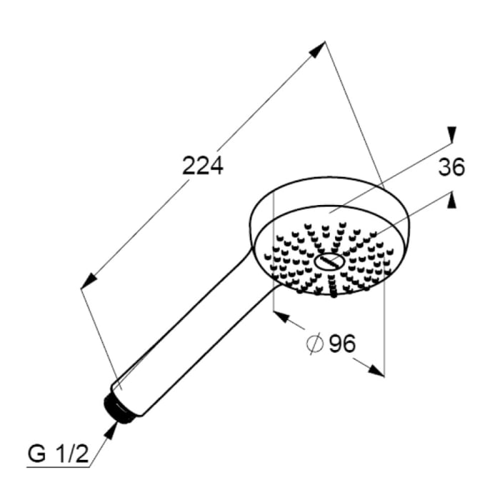 Kludi LOGO NEO Handbrause 1 Strahlart