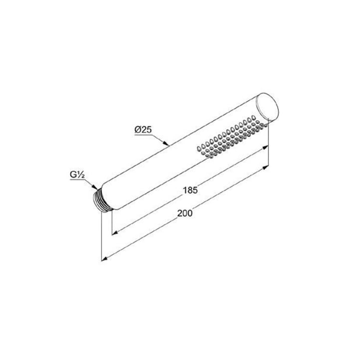 Kludi NOVA FONTE Stab-Handbrause