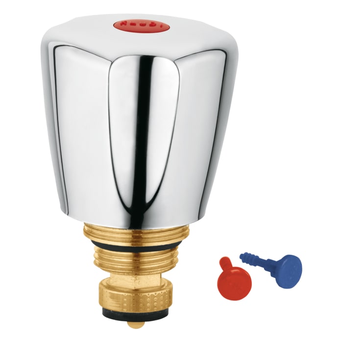 Kludi Oberteil mit Terraluxgriff KST G 1/2, kalt oder warm