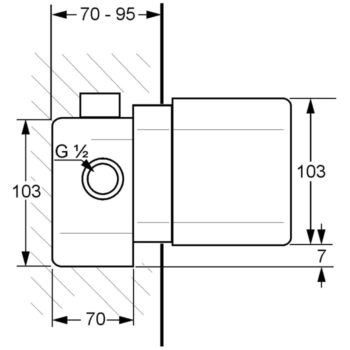 Kludi Unterputz-Einheitskörper DN 15