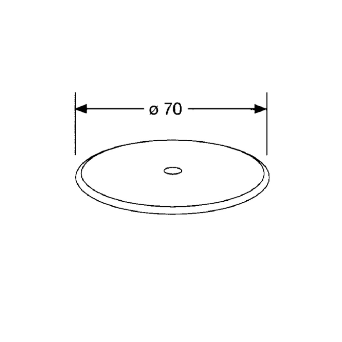 Kludi TASSO 50 Ablaufgarnitur Feinbau-Set