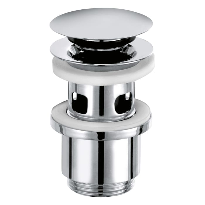 Kludi Push Open Ablaufventil verschließbar G 1 1/4 für Waschtisch mit Überlauf