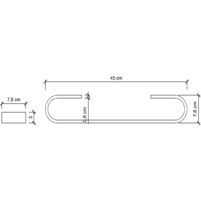 Koh-I-Noor MATERIA Handtuchhalter 45 cm