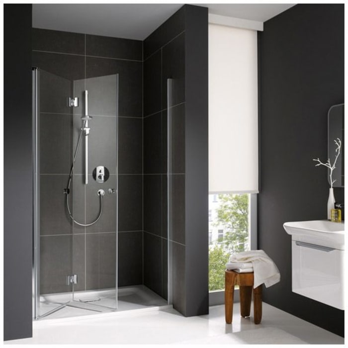 Koralle myDay Faltdusche NTFA für Nische 100 cm links