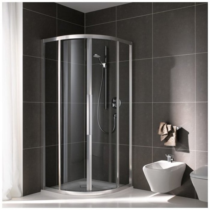 Koralle myDay Viertelkreis Duschabtrennung VSF 90 x 90, Radius 55 cm