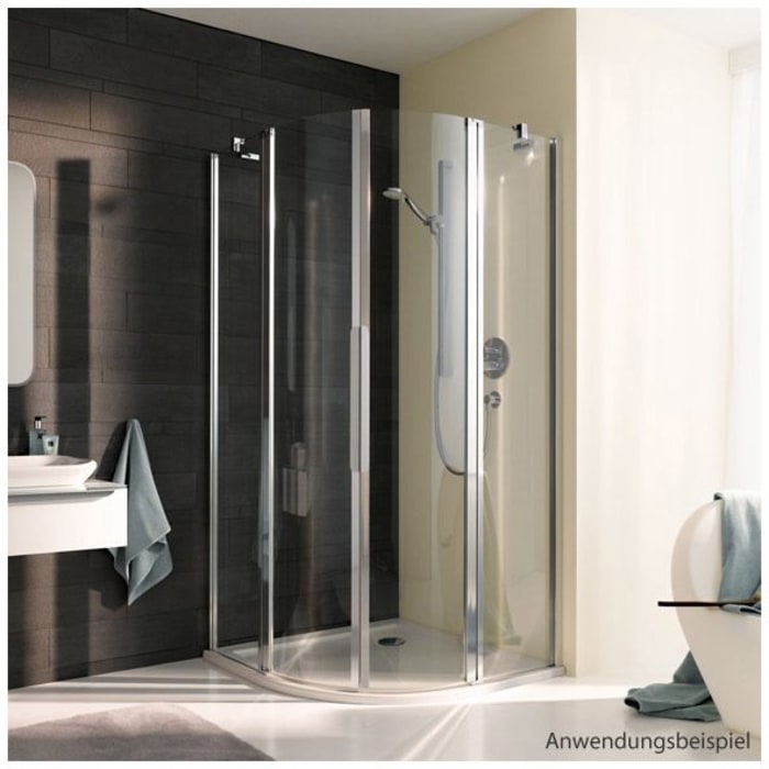 Koralle myDay Viertelkreis Duschabtrennung VPFS 100 rechts, Radius 52 cm