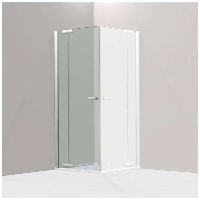 Koralle S800 Eckdusche Type EPFBOS 90 x 200 cm Seitenteil links, bodengleich