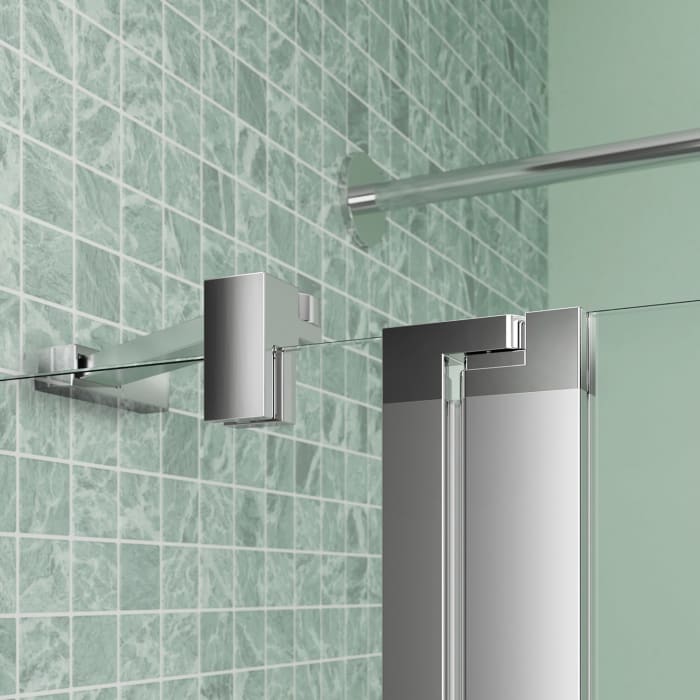 Koralle SL450 Pendeltür mit Festteil für Badewanne, Anschlag links, Typ BPFA L 75, 75 x 140 cm