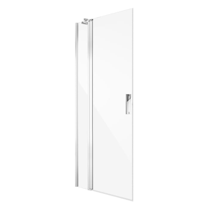 Koralle SL450 Eckdusche Pendeltür mit Festteil links, Typ EPFBOS L 110, 110 x 200 cm, bodengleich