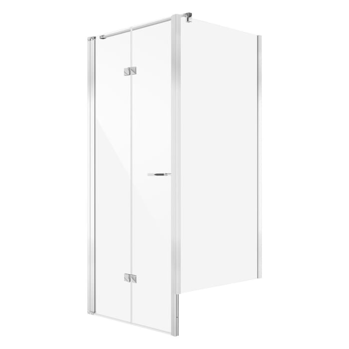 Koralle SL450 Falttür 2-teilig links für Nische, Typ NFTA L 100, 100 x 200 cm, mit GlasPlus