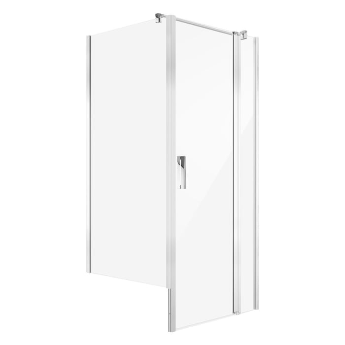 Koralle SL450 Pendeltür 1-flüglig mit Festteil rechts für Nische, Typ NPFA R 90, 90 x 200 cm