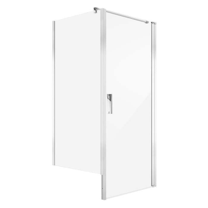 Koralle SL450 Pendeltür 1-flüglig rechts für Nische, Typ NPWA R 100, 100 x 200 cm, mit GlasPlus