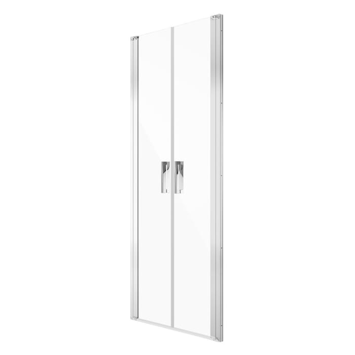 Koralle SL450 Pendeltür 2-flüglig für Nische, Typ NP2W 100, 100 x 200 cm, mit GlasPlus