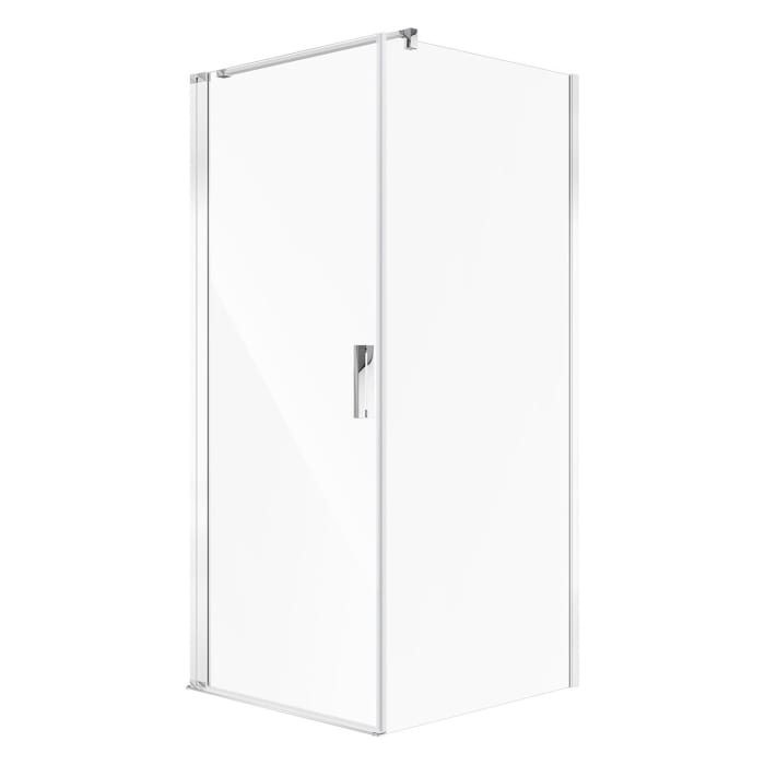 Koralle SL450 Pendeltür 1-flüglig links für Trennwand, Typ TPWA L 75, 75 x 200 cm, für Duschwanne, mit GlasPlus