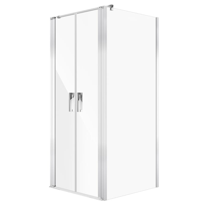 Koralle SL450 Pendeltür 2-flüglig für Trennwand, Typ TP2WBO 100, 100 x 200 cm, bodengleich, mit GlasPlus