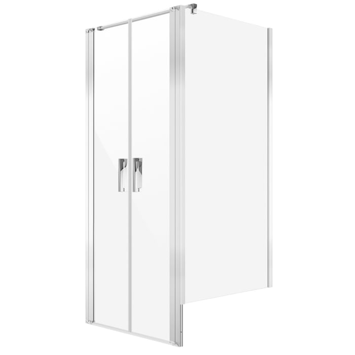 Koralle SL450 Trennwand kurz, Typ WP 80, 80 x 175 cm, für Duschwanne