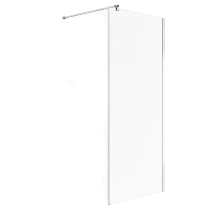 Koralle SL450 Trennwand, Typ WP 120, 120 x 200 cm, für Duschwanne, mit GlasPlus