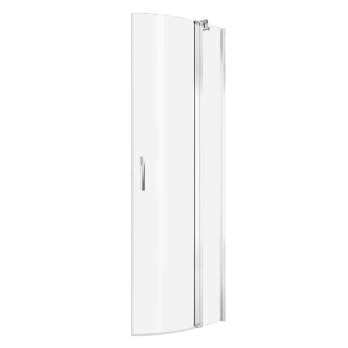 Koralle SL450 Viertelkreis Pendeltür mit Festteil rechts, Typ VPFBOS R 100, 100 x 200 cm, R= 52 cm, bodengleich