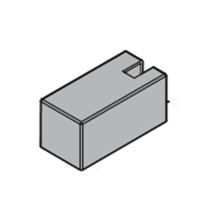 Koralle S600Plus Ersatz-Haube komplett rechts zu WalkIn Schiebetür mit Festelement rechts Type DSW2 R