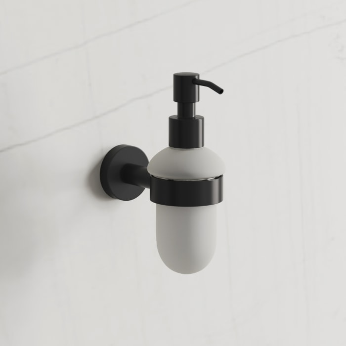 Kronenbach Lima 2.0 Black Seifenspender, Glas