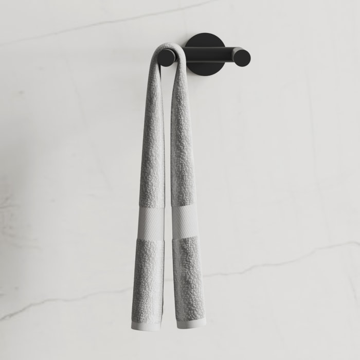 Kronenbach Lima 2.0 Black Handtuchhalter 2-armig 44,5 cm, starr