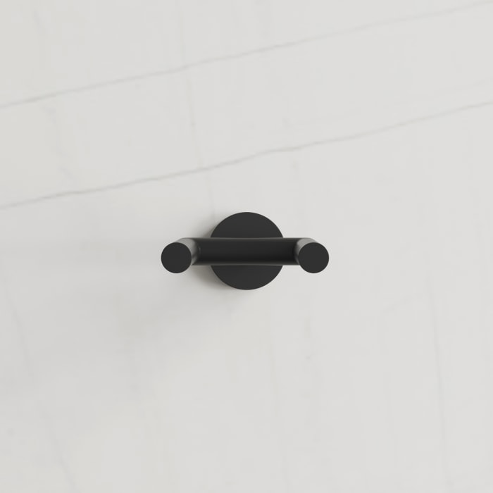 Kronenbach Lima 2.0 Black Handtuchhalter 2-armig 44,5 cm, starr