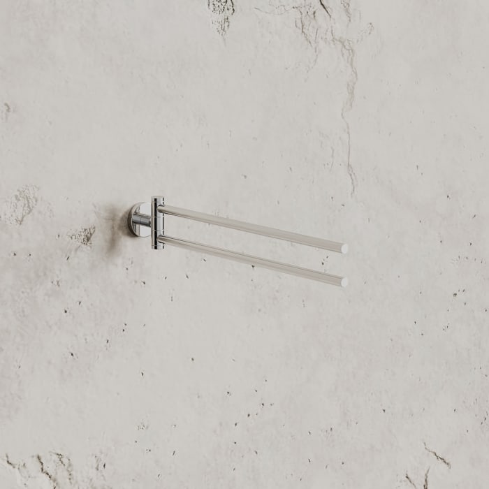 Kronenbach Radia Handtuchhalter 2-armig, schwenkbar