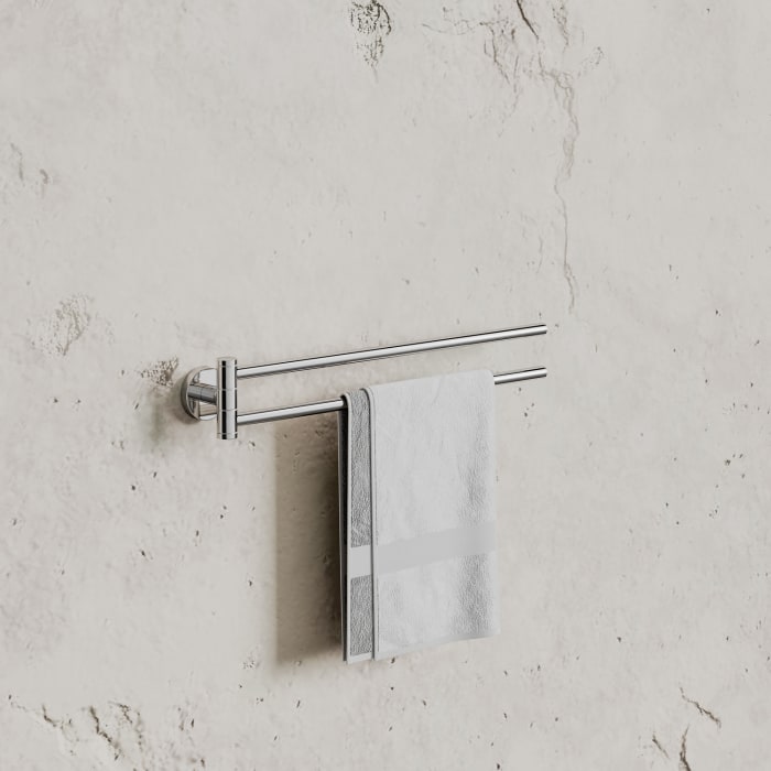 Kronenbach Radia Handtuchhalter 2-armig, schwenkbar