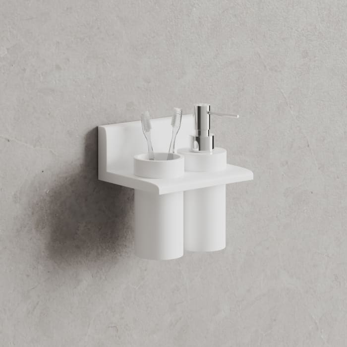 Kronenbach Stone Wandhalter für Seifenspender und Becher