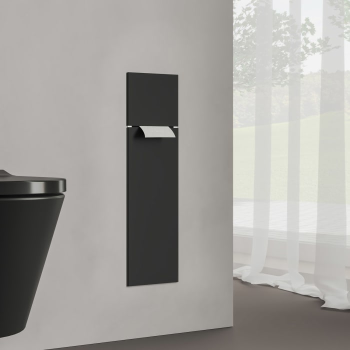 Kronenbach Cube Design WC-Modul 60 cm - Unterputz, Glasfront, Anschlag links