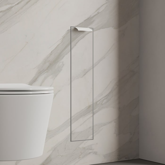 Kronenbach Cube Design WC-Modul - Unterputzmodell 15,4 x 65,8 cm, Türanschlag rechts