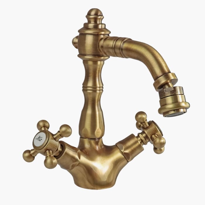 Kronenbach IOTA 2.0 Zweigriff-Bidetarmatur mit Ablaufgarnitur