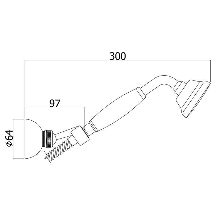Kronenbach IOTA 2.0 Brauseset mit Handbrause und Brausehalter