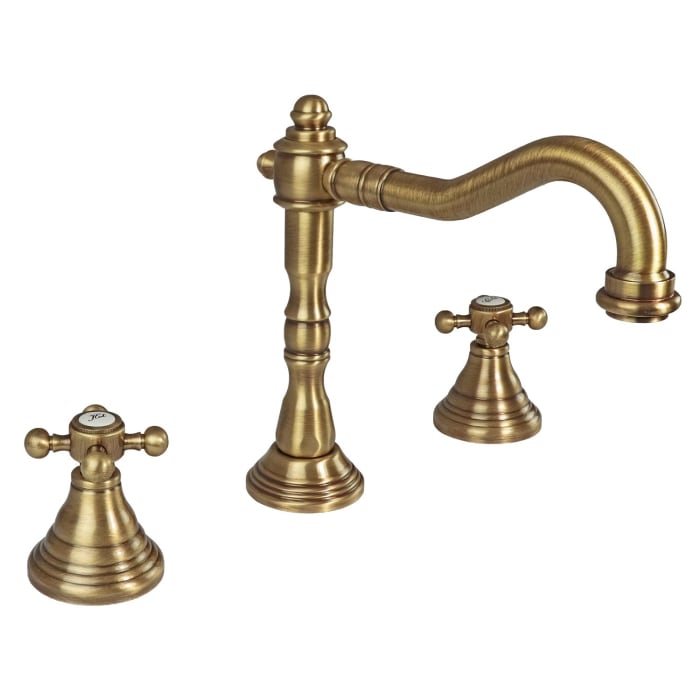 Kronenbach IOTA 2.0 Dreiloch-Waschtischarmatur mit Ablaufgarnitur