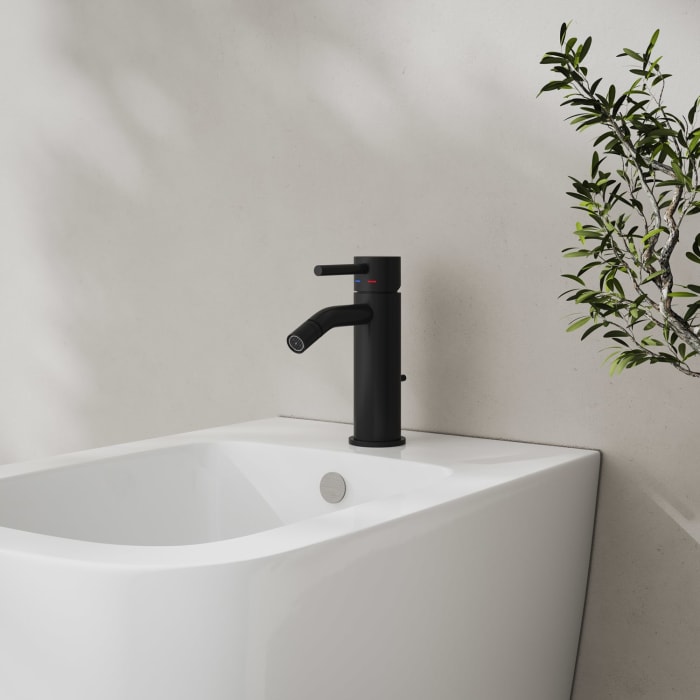 Kronenbach Lima 2.0 Bidet-Einhebelmischer mit Zugstangen-Ablaufgarnitur