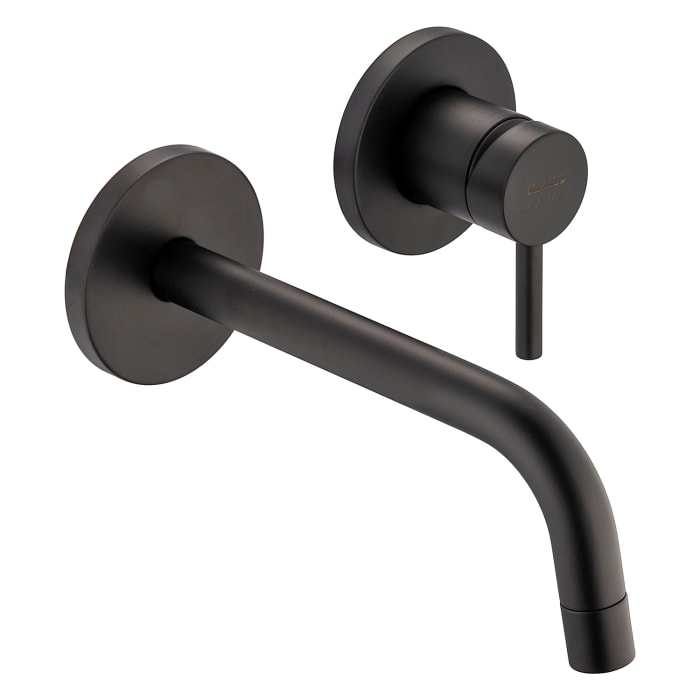 Kronenbach Lima 2.0 Black Waschtisch-Wandarmatur 17,5 cm inkl. Grundkörper