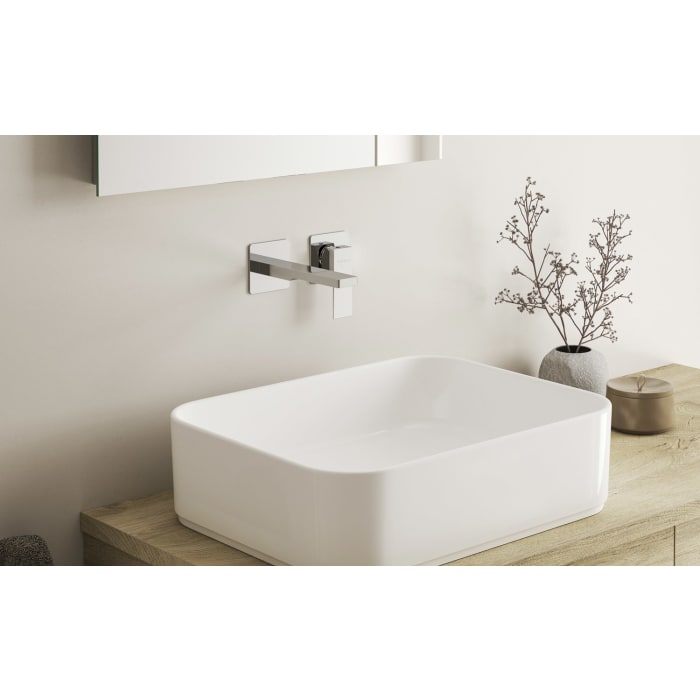 Kronenbach Quara 3.0, Set Waschtisch-Einhebelmischer Unterputz incl. Grundkörper, Ausladung 15 cm, wassersparend