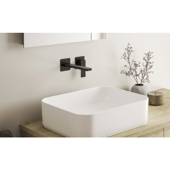 Kronenbach Quara 3.0, Set Waschtisch-Einhebelmischer Unterputz incl. Grundkörper, Ausladung 20 cm, wassersparend