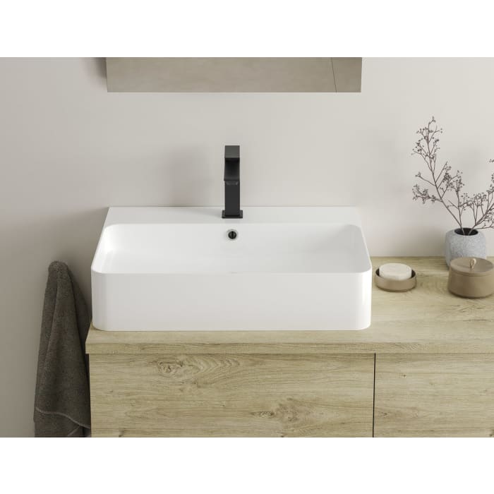 Kronenbach Quara 3.0 Waschtisch-Einhebelmischer mit Ablaufgarnitur