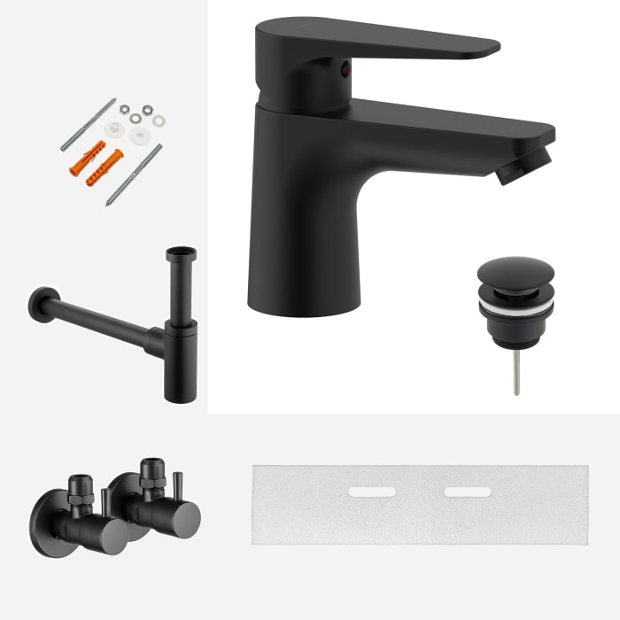 Kronenbach Radia 3.0 Montage- und Armaturenset S für Waschtisch