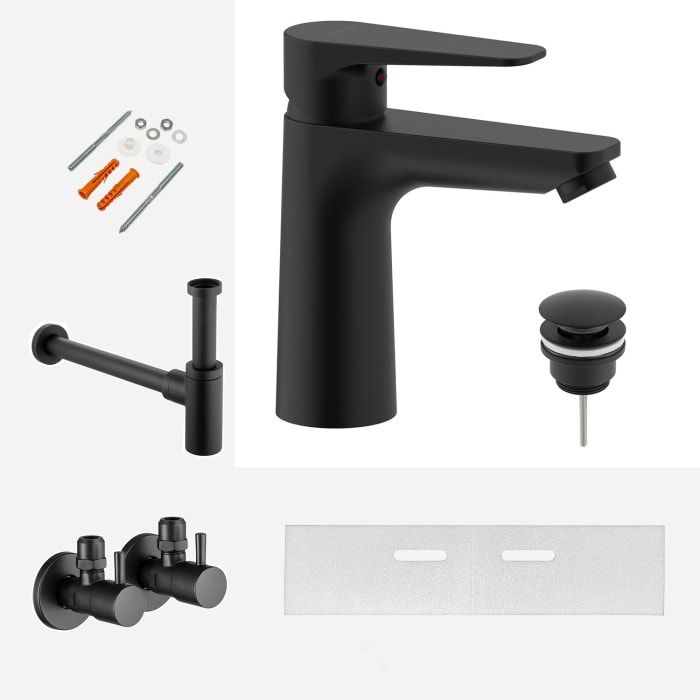 Kronenbach Radia 3.0 Montage- und Armaturenset für Waschtisch