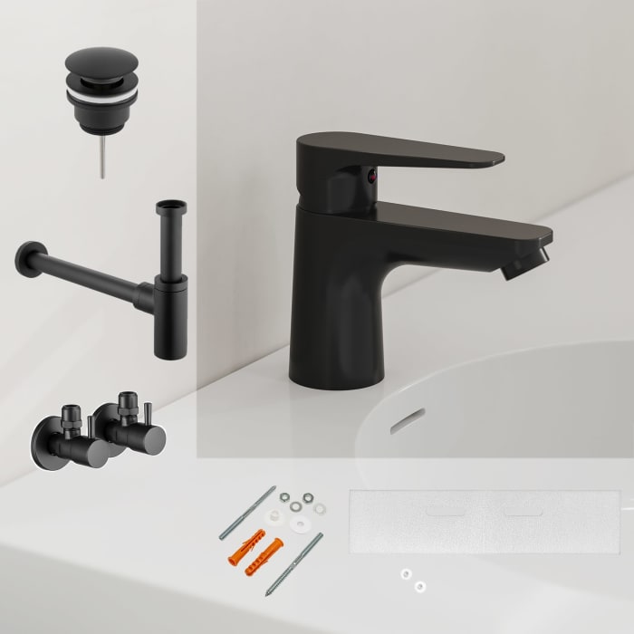 Kronenbach Radia 3.0 Montage- und Armaturenset S für Waschtisch