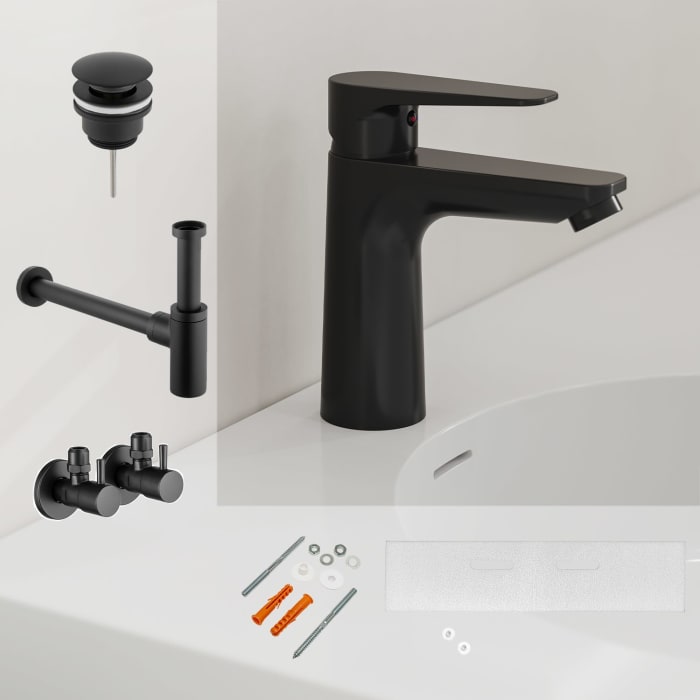 Kronenbach Radia 3.0 Montage- und Armaturenset für Waschtisch