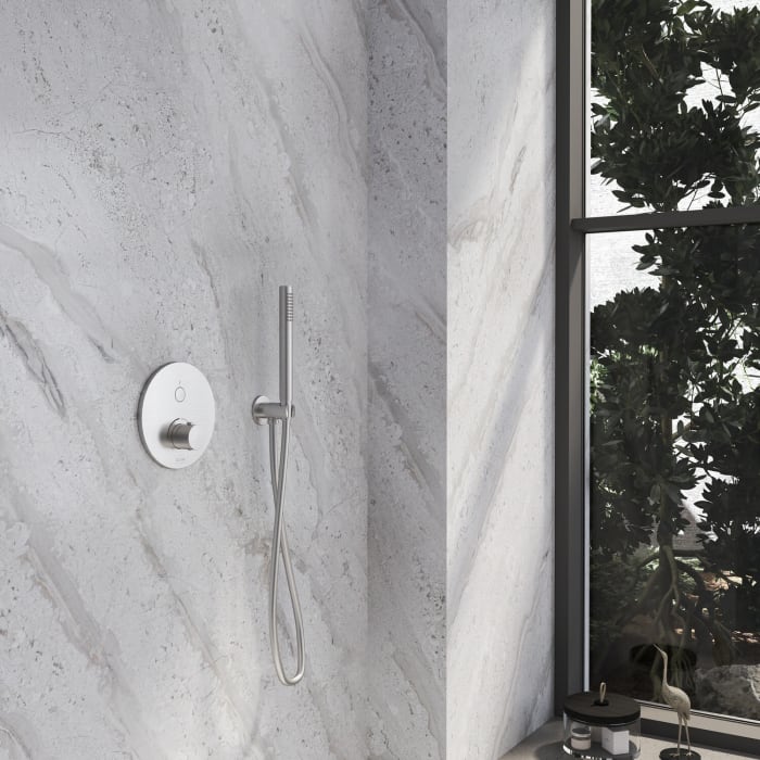 Kronenbach Smart Push Unterputz-Mischer für 1 Verbraucher, runde Ausführung