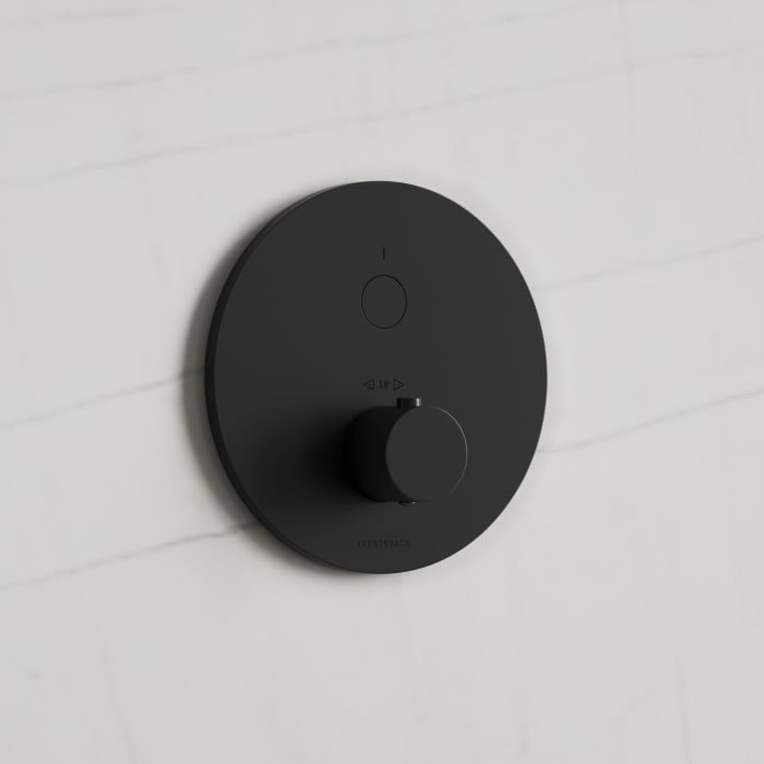 Kronenbach Smart Push Thermostat Unterputz für 1 Verbraucher, runde Ausführung