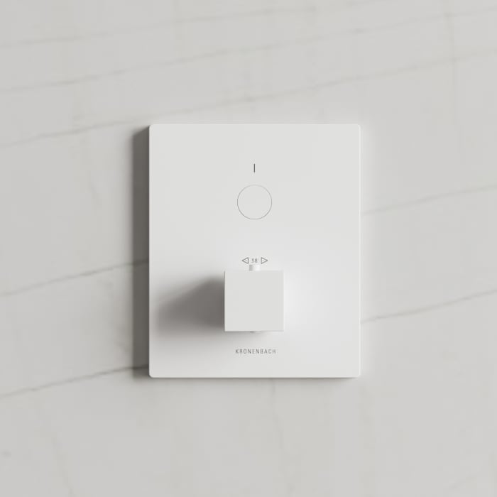 Kronenbach Smart Push Thermostat Unterputz für 1 Verbraucher, eckige Ausführung