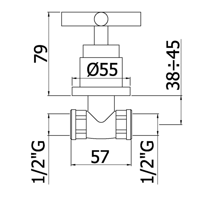 Kronenbach Zeta 2.0 Unterputzventil 1/2